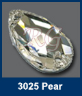 Czech Preciosa Pear Sew On Crystal